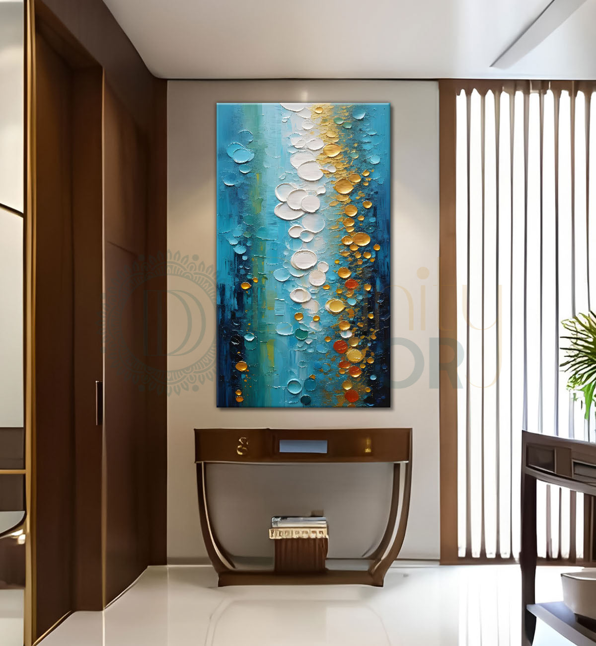 Colourful textured natural art Canvas Painting - Nature Art -V-17