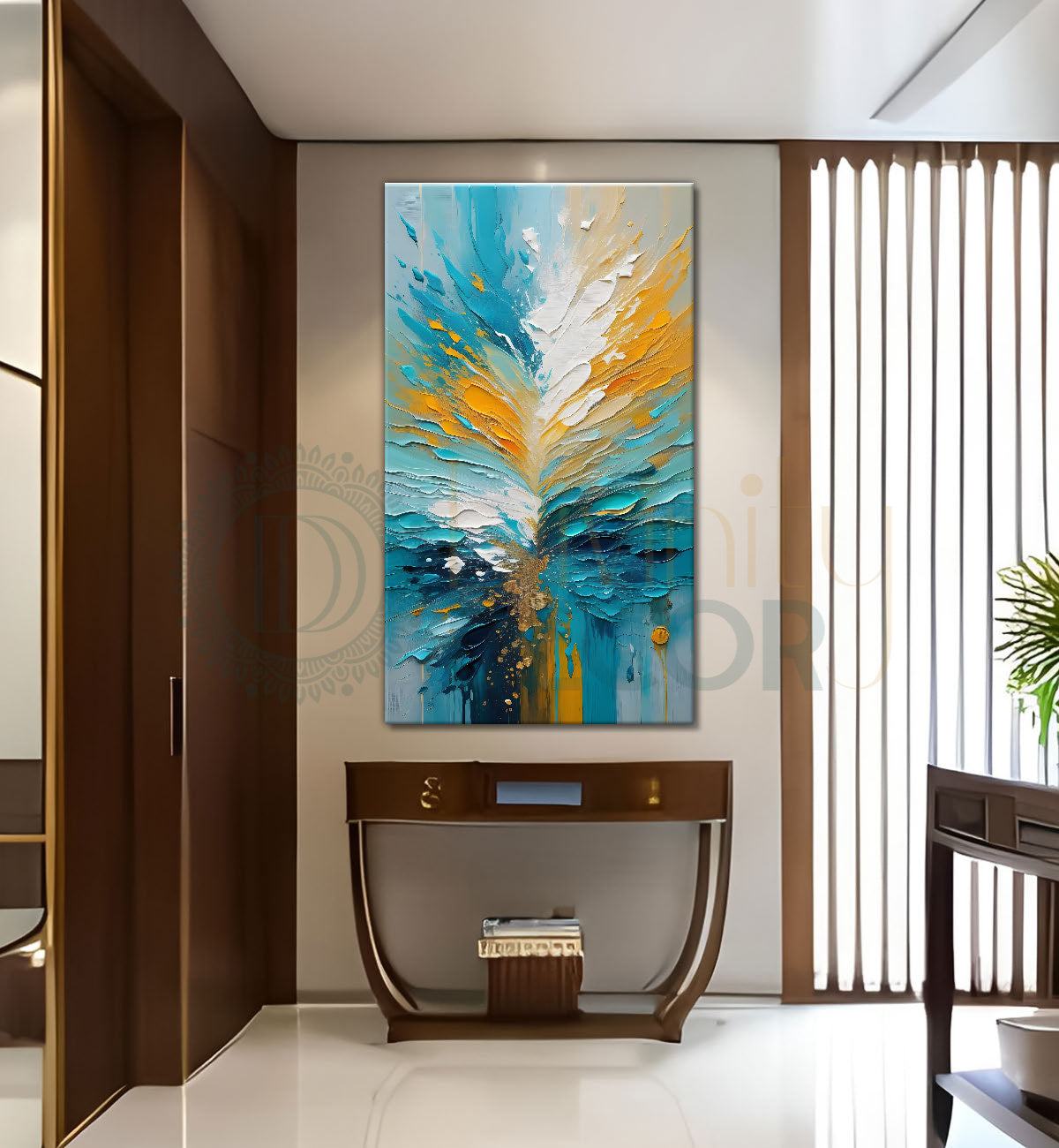 Colourful textured natural art Canvas Painting - Nature Art -V-21