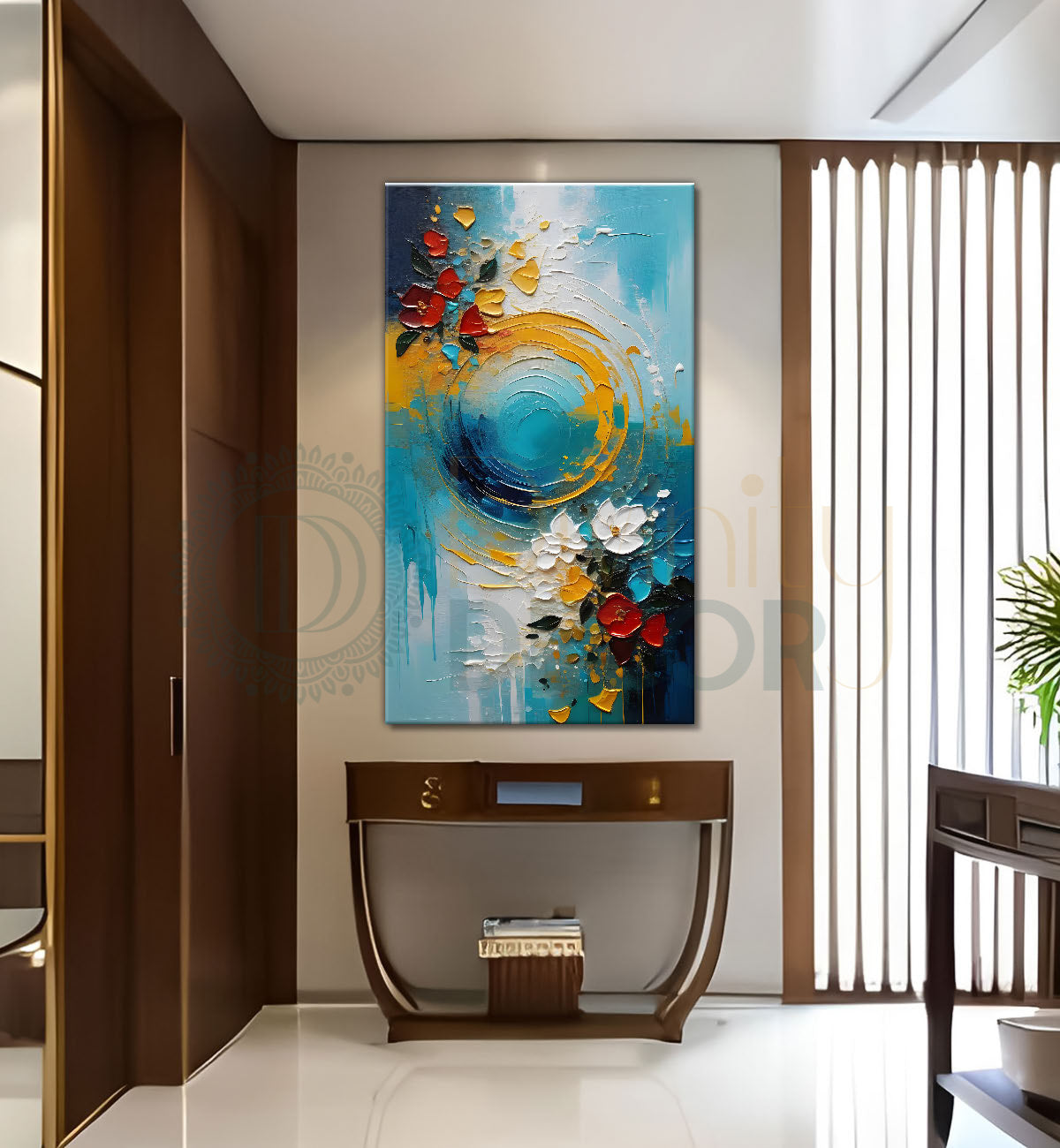 Colourful textured natural art Canvas Painting - Nature Art -V-37