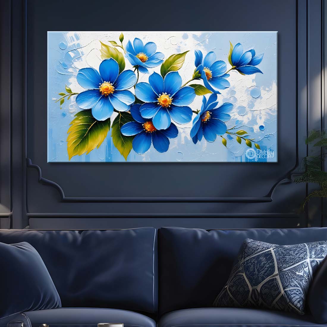 Blur flowers in light background- Design - Flower-202