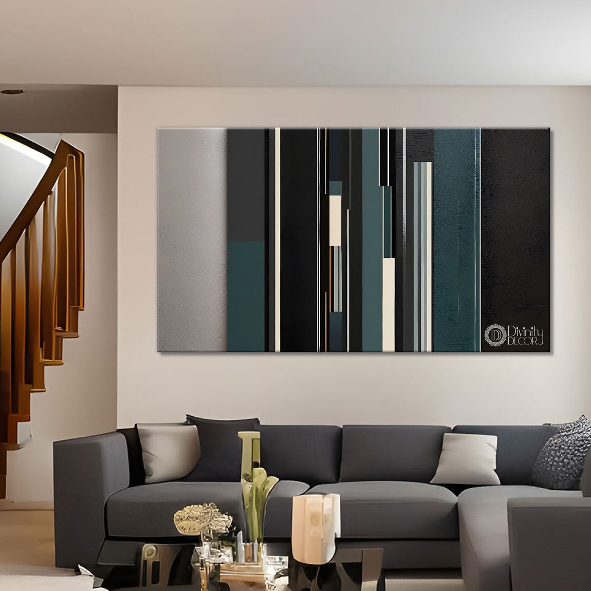 Modern texture art Canvas Painting - Design - Modern-L-483