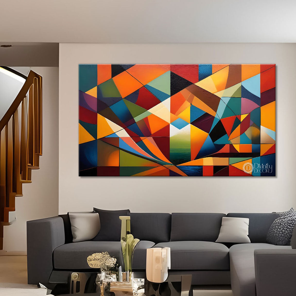 Gematrical pattern modern art Canvas Painting - Design - Modern-L-501 – Divinity Decor gematrical-pattern-modern-art-canvas-painting-design-modern-l-501-divinity-decor