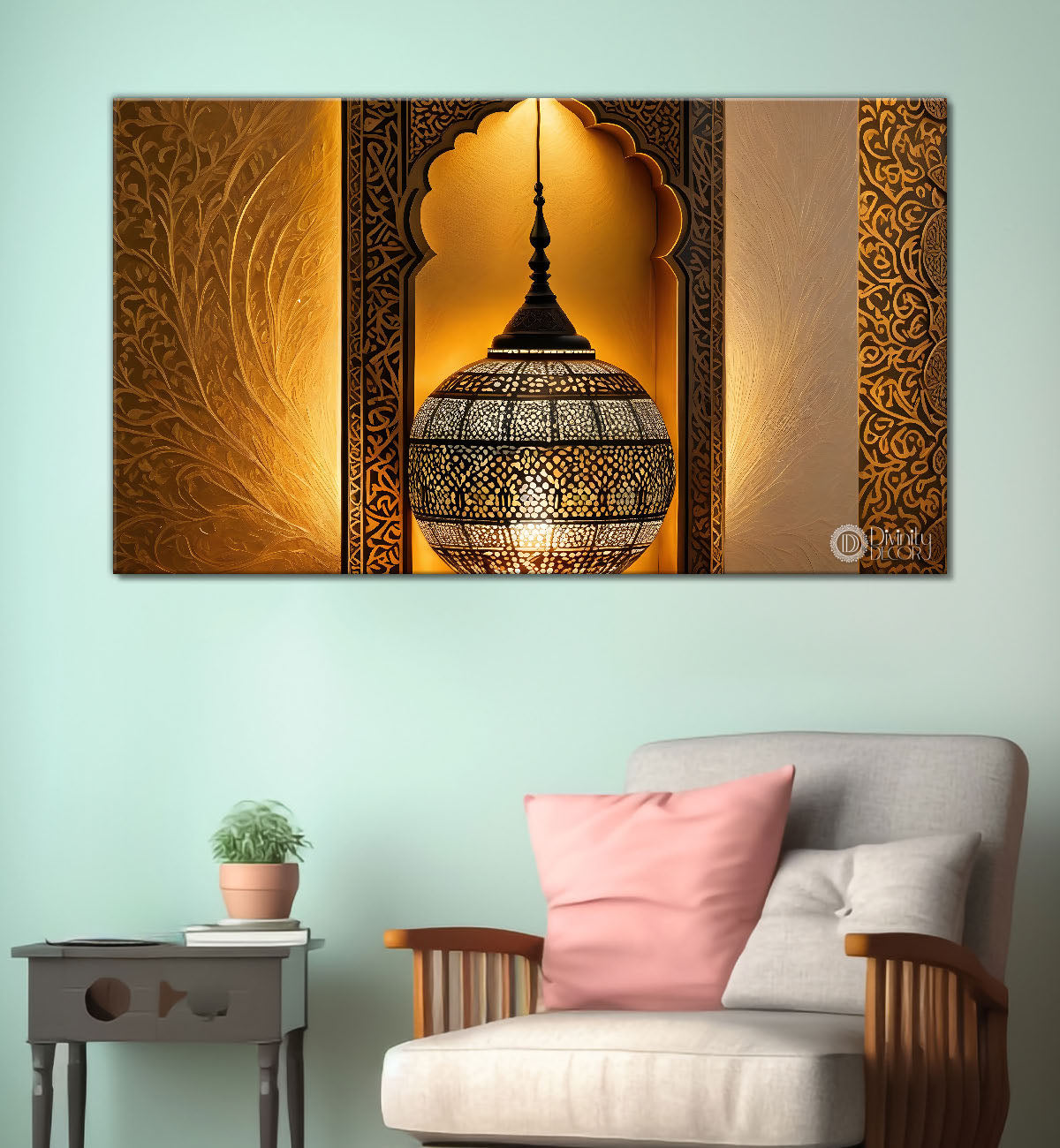 Islamic textured modern art Canvas Painting - Islamic paintings - 4