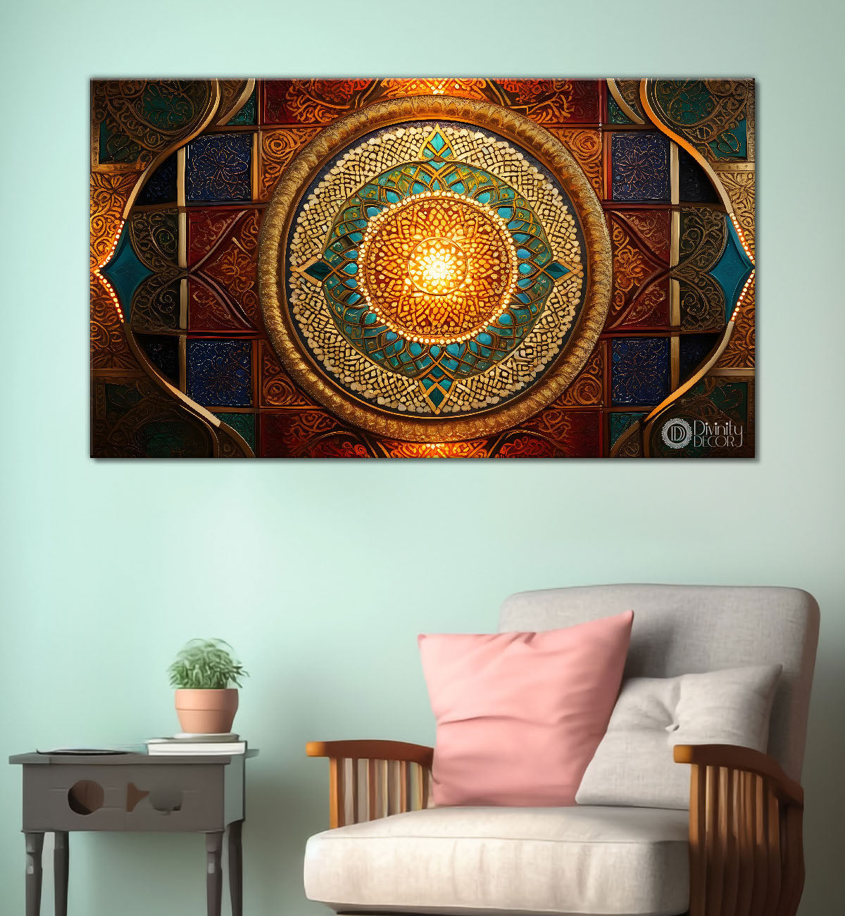 Islamic textured modern art Canvas Painting - Islamic paintings - 5