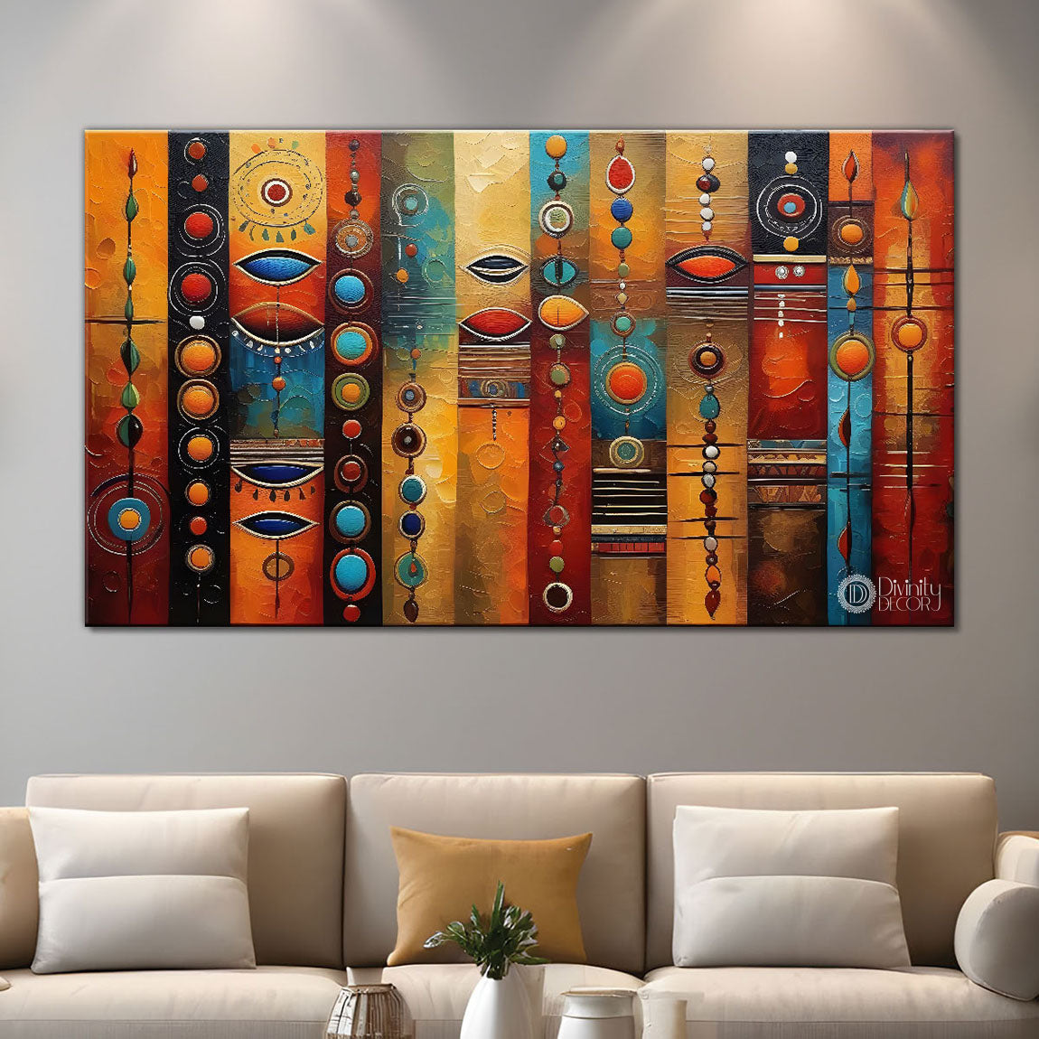 Different design textured modern art Canvas Painting - Design - Modern-L-80