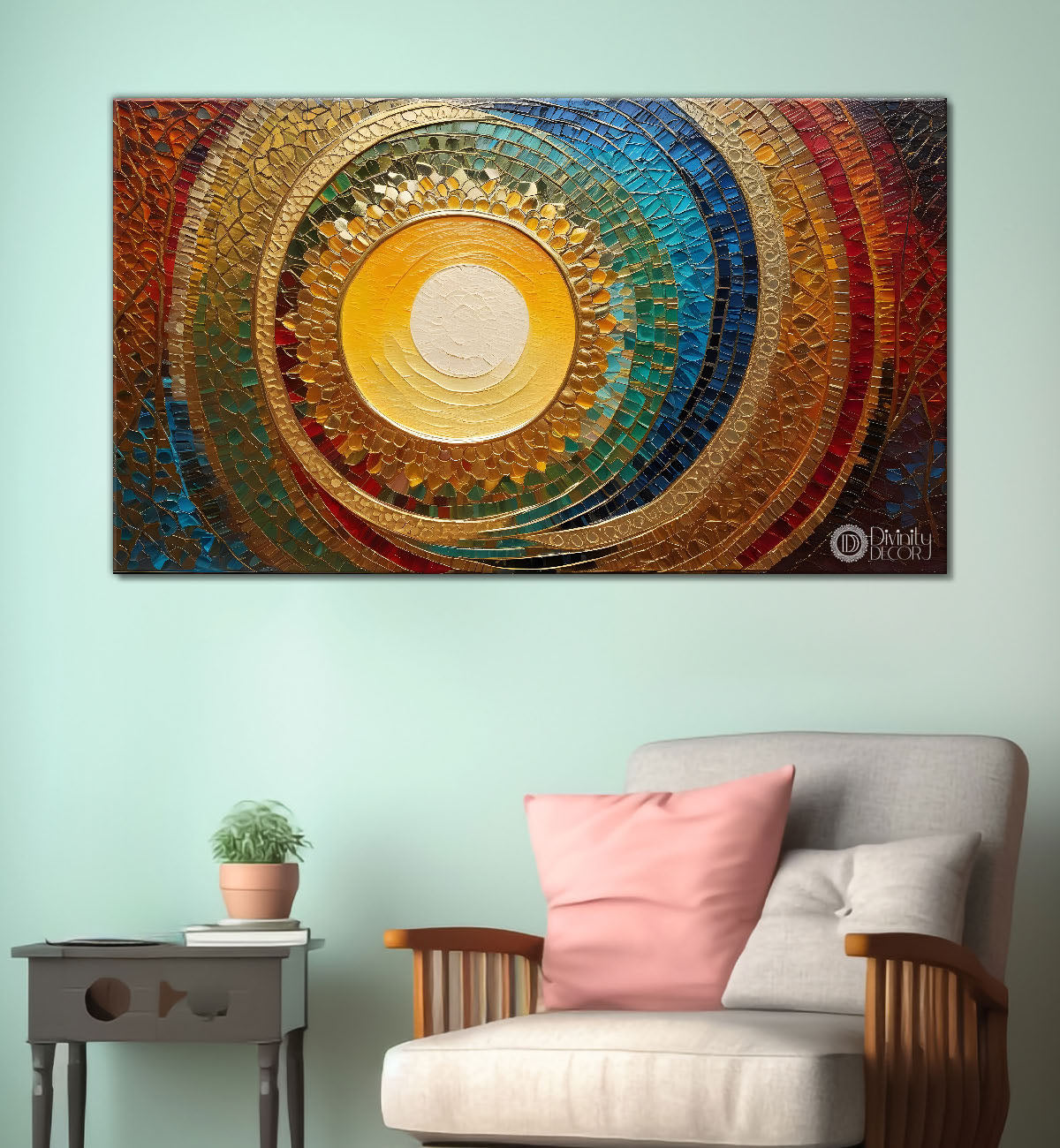 Colorful pattern Islamic modern art Canvas Painting - Islamic paintings - 16