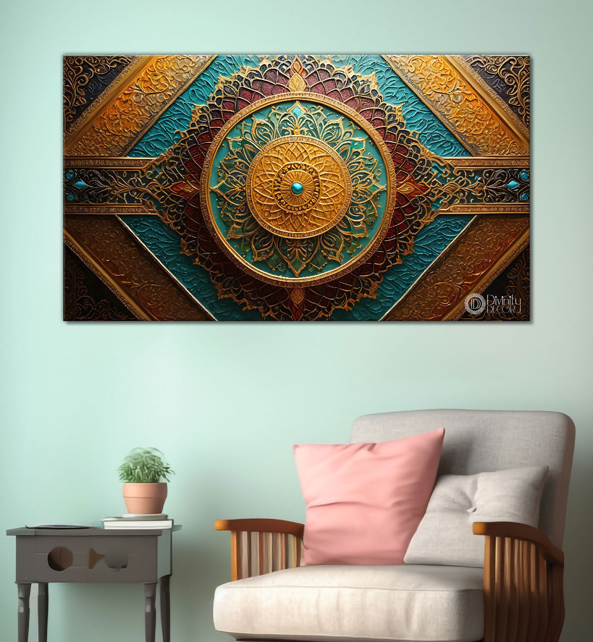 Islamic textured modern art Canvas Painting - Islamic paintings - 23