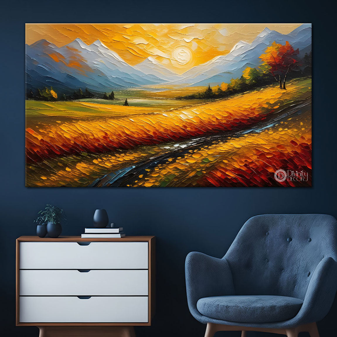 Landscape scenery painting Canvas Painting - Nature Art -476