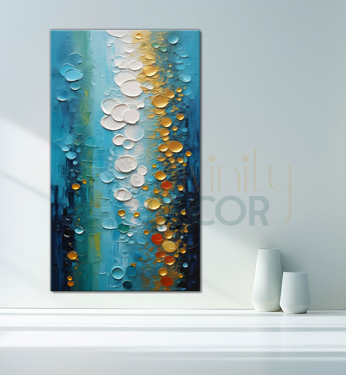 Colourful textured natural art Canvas Painting - Nature Art -V-17