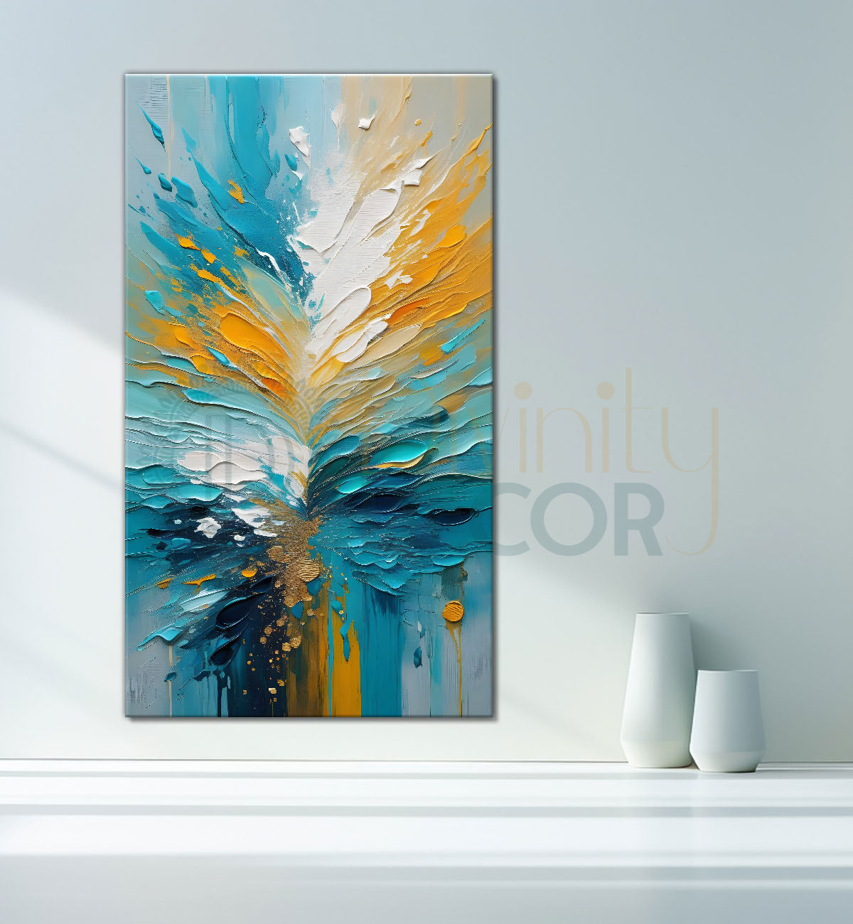 Colourful textured natural art Canvas Painting - Nature Art -V-21