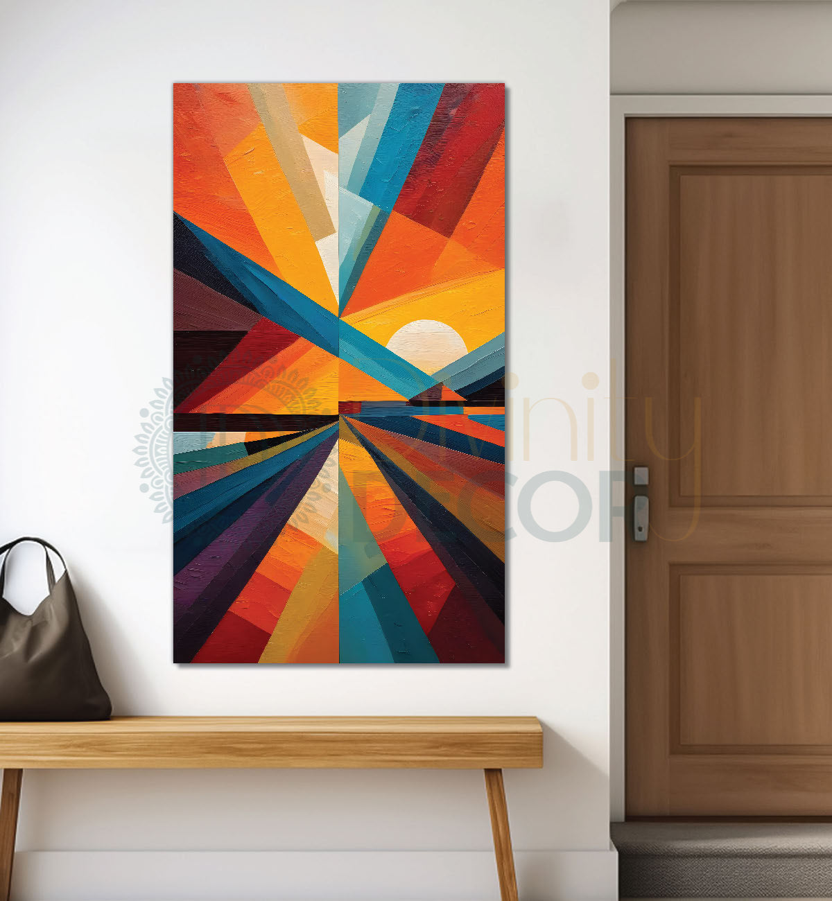 Colourful texutred modern art painting Canvas Painting - Design - Modern-V-14