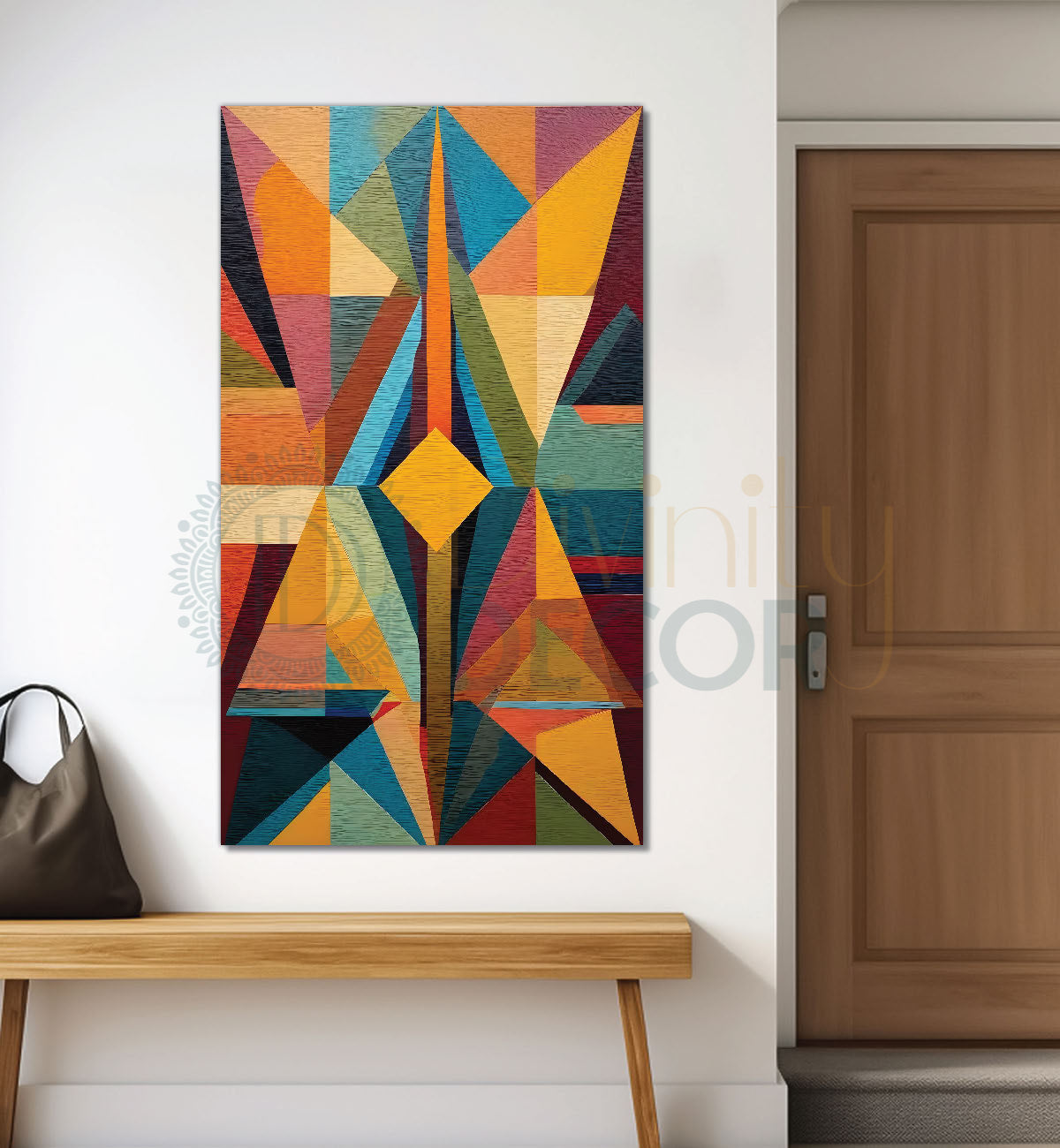 Colourful texutred modern art painting  Canvas Painting - Design - Modern-V-22