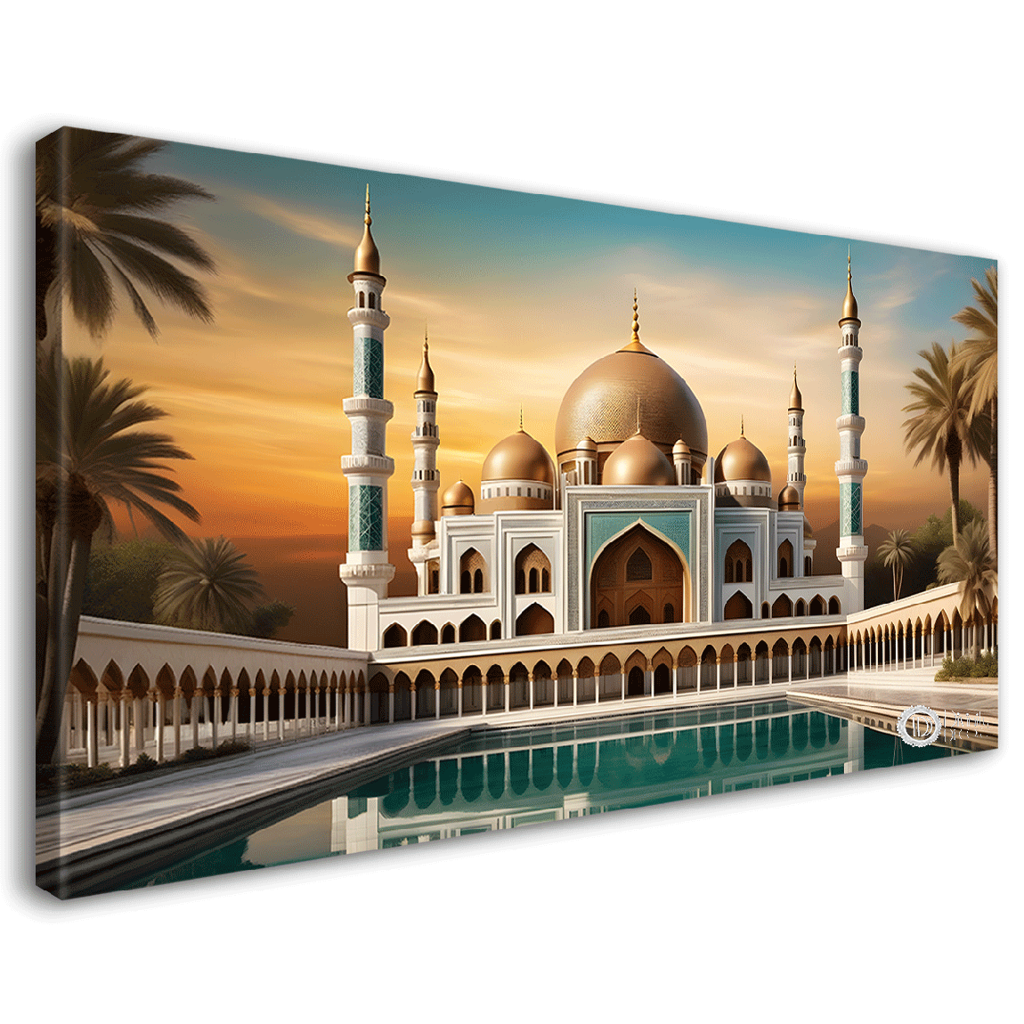Islamic mosque oil painting Canvas Painting - Islamic paintings - 1