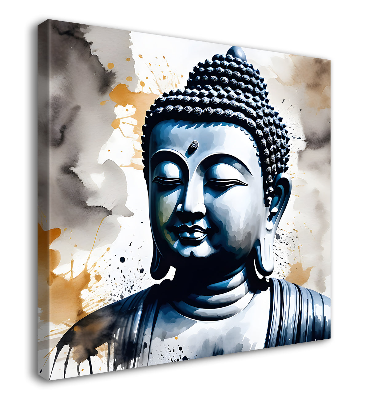 Water color buddha painting 24x24 inch Buddha-S-10