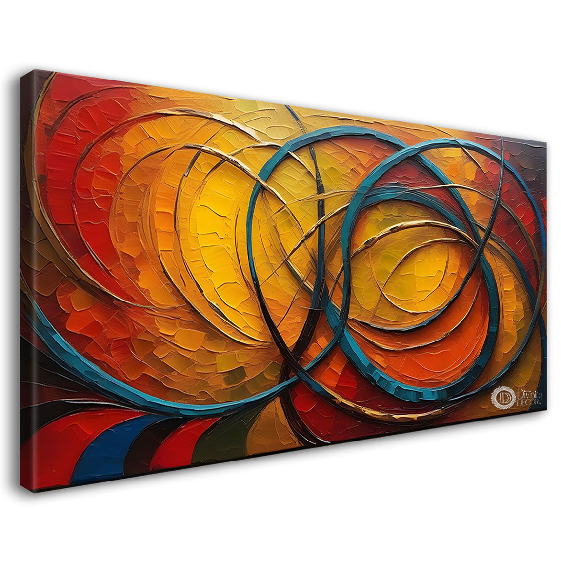 Modern art in textured Canvas Painting - Design - Modern-L-119