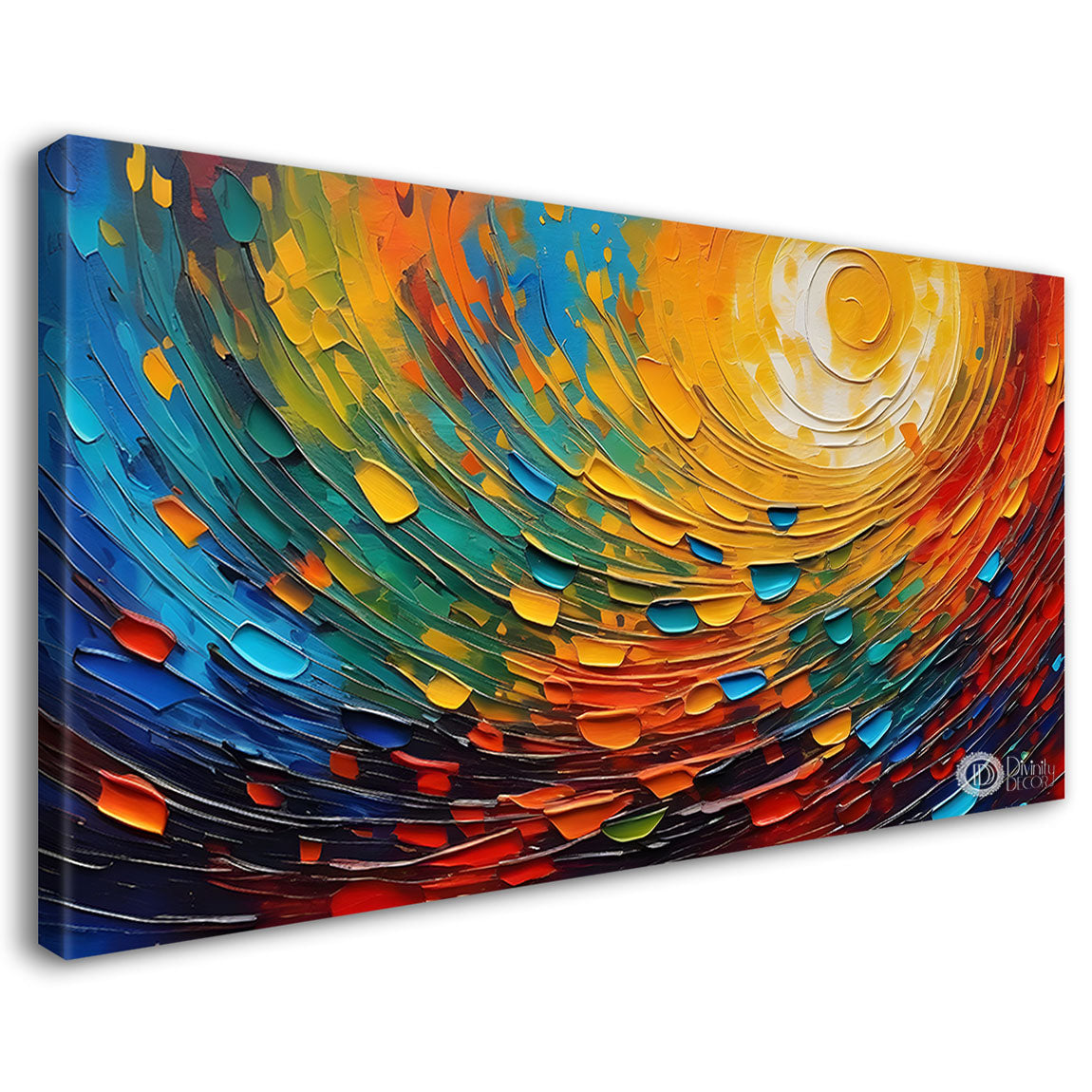 Colorful basic modern art Canvas Painting - Design - Modern-L-121