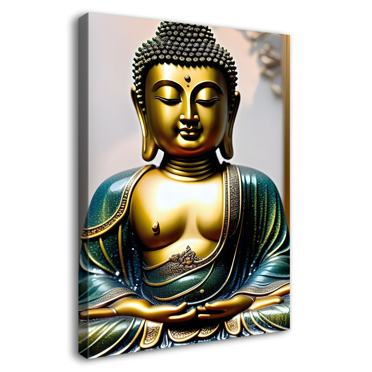 Golden buddha with light background  - Buddha-V-123