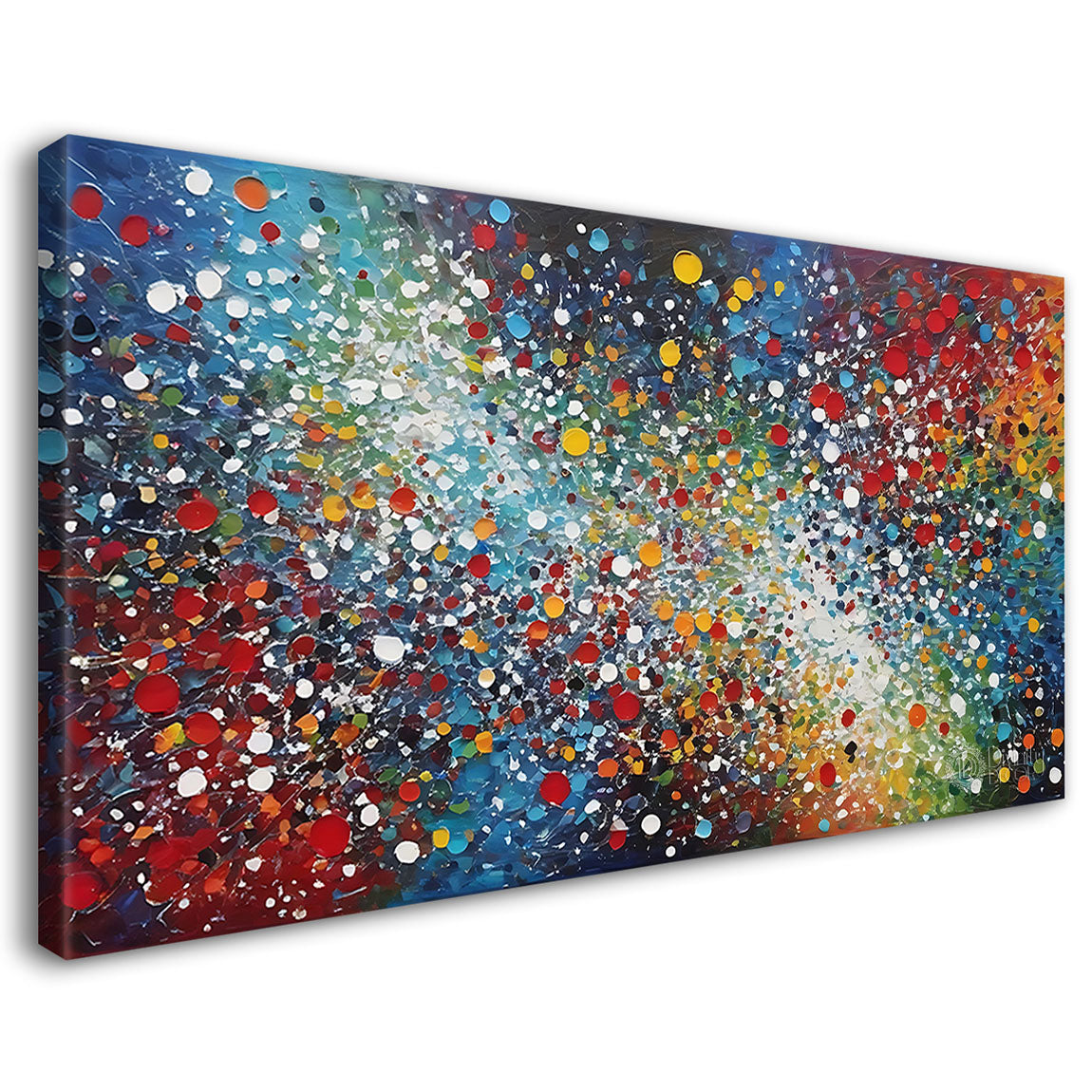 Colorful textured painting art Canvas Painting - Nature Art -126