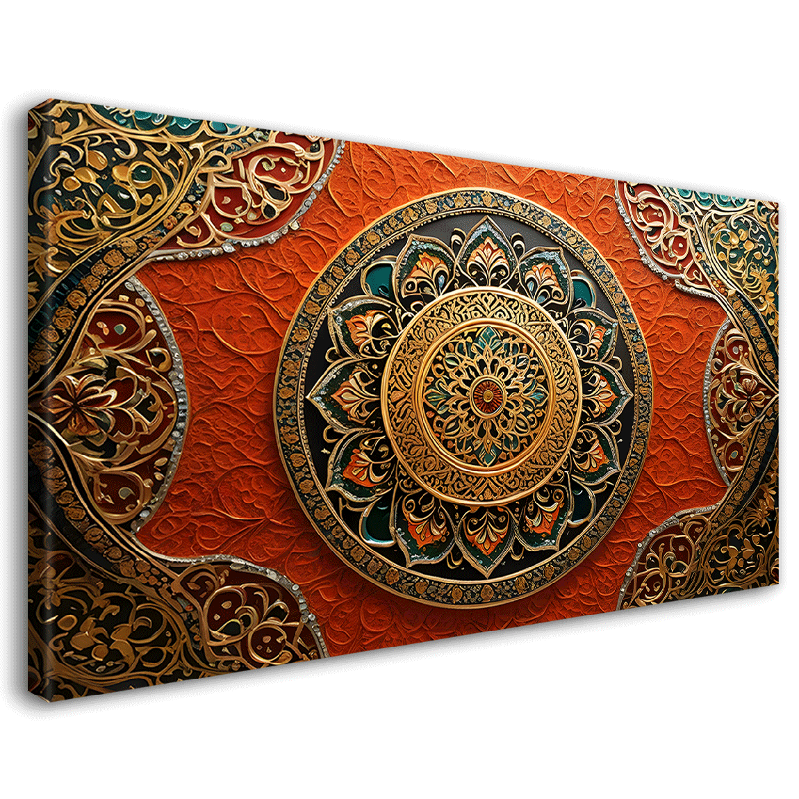 Spiral Islamic pattern textured painting Canvas Painting - Islamic paintings - 13