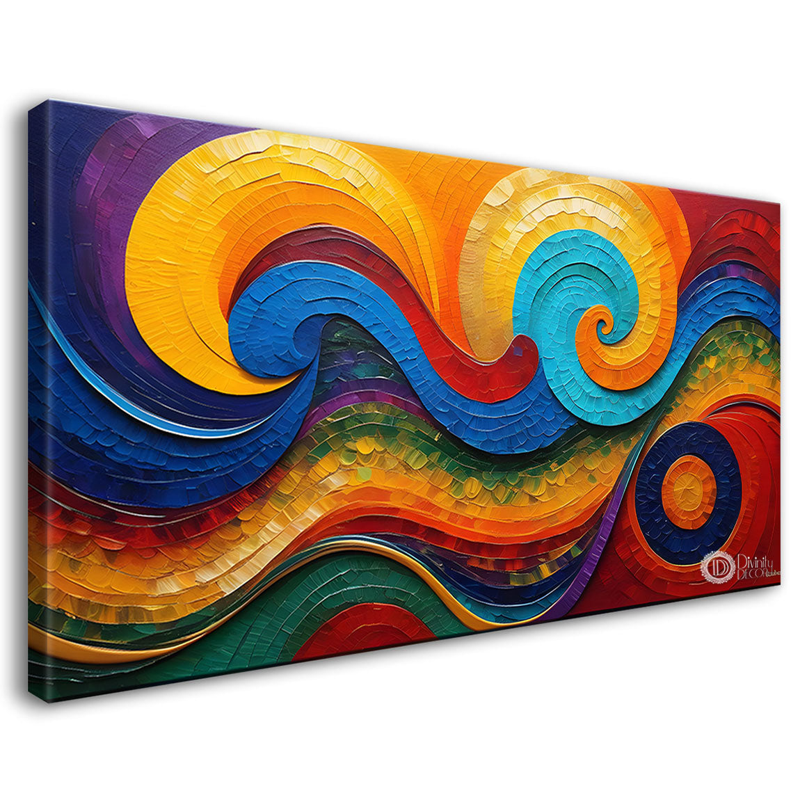 Colorful pattern modern art Canvas Painting - Design - Modern-L-139