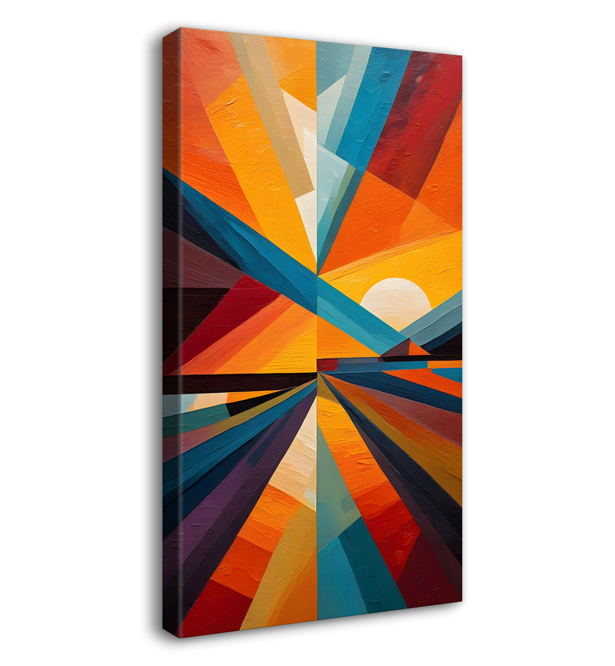 Colourful texutred modern art painting Canvas Painting - Design - Modern-V-14