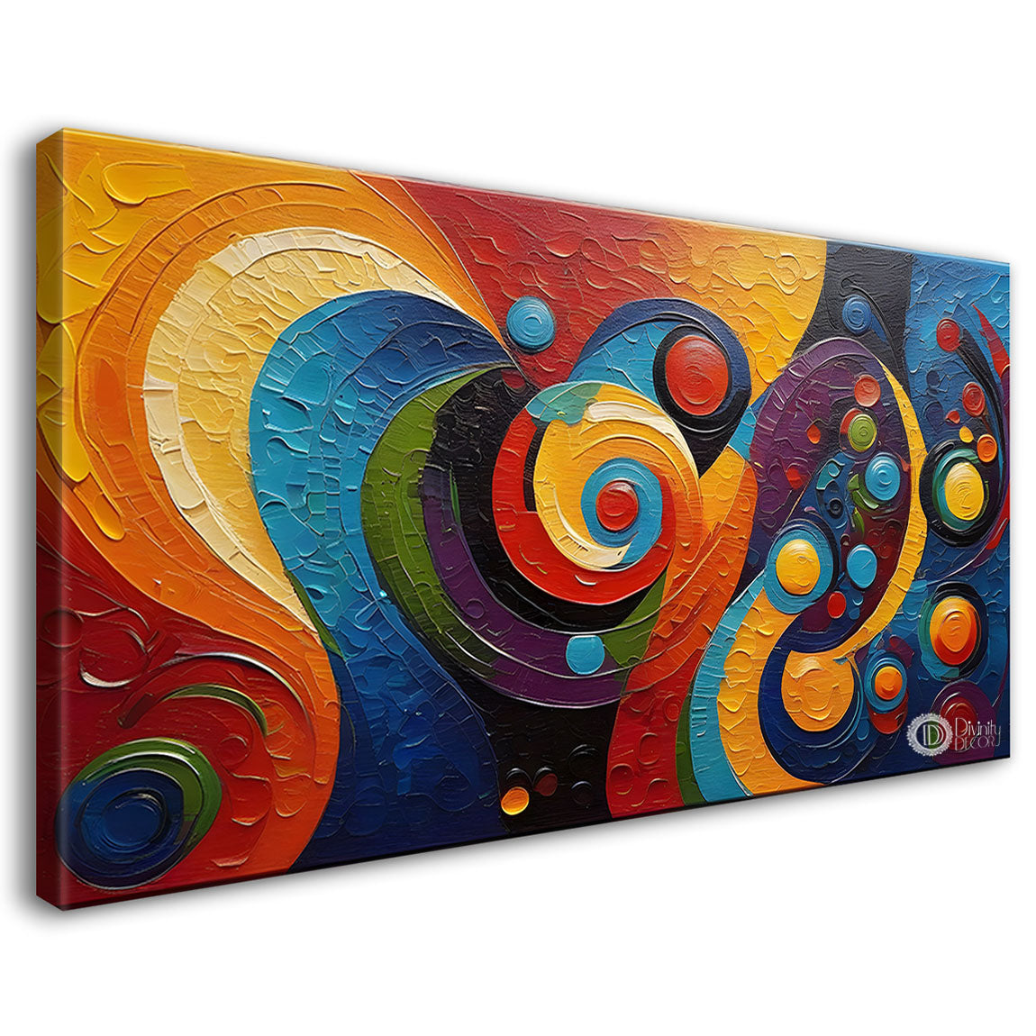 Colorful Textured Modern art Canvas Painting - Design - Modern-L-17