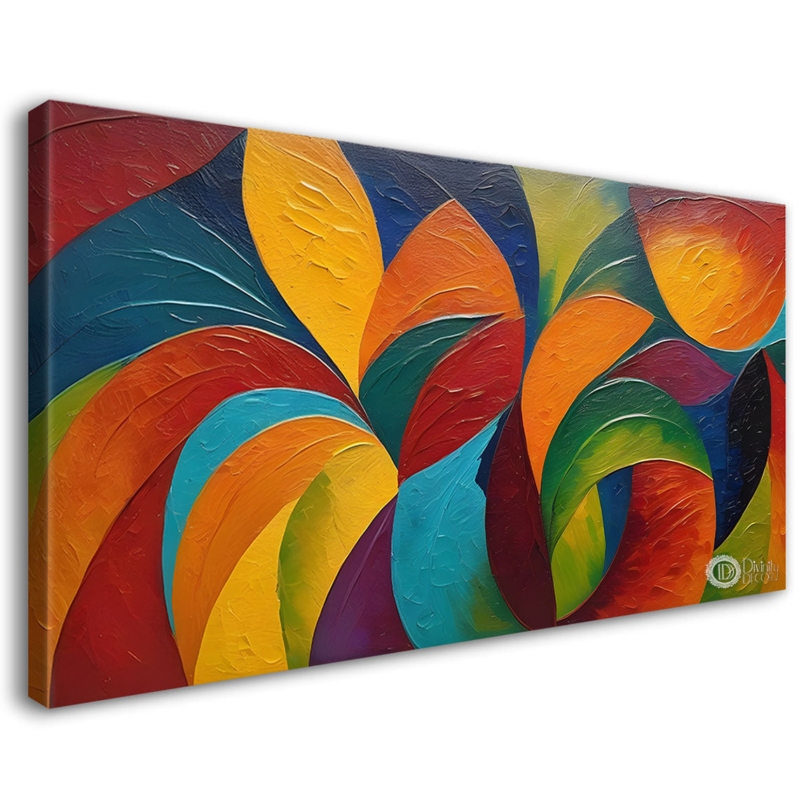 Colorful art in modern pattern Canvas Painting - Design - Modern-L-185