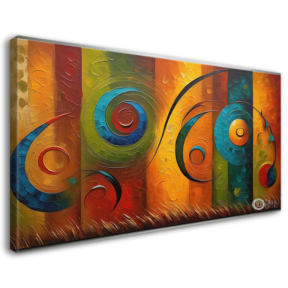 New colorful textured pattern modern art Canvas Painting - Design - Modern-L-195