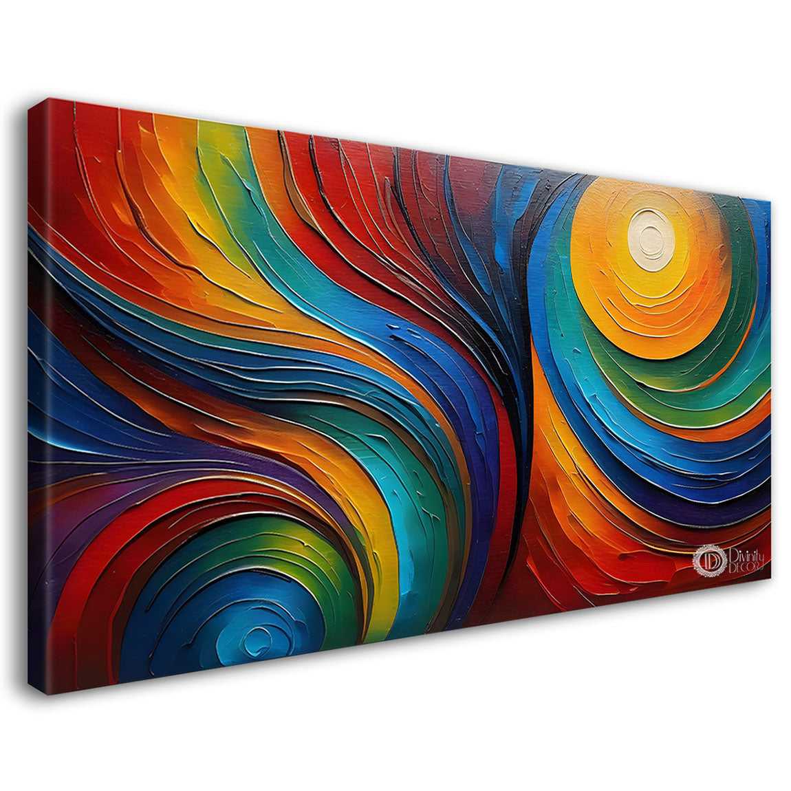 New colorful textured pattern modern art Canvas Painting - Design - Modern-L-196