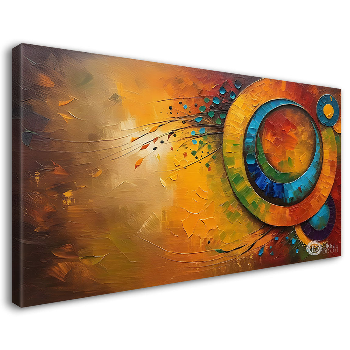 Modern art with some earlier theme Canvas Painting - Design - Modern-L-197