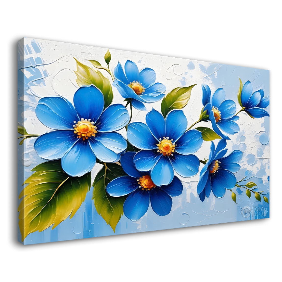 Blur flowers in light background- Design - Flower-202