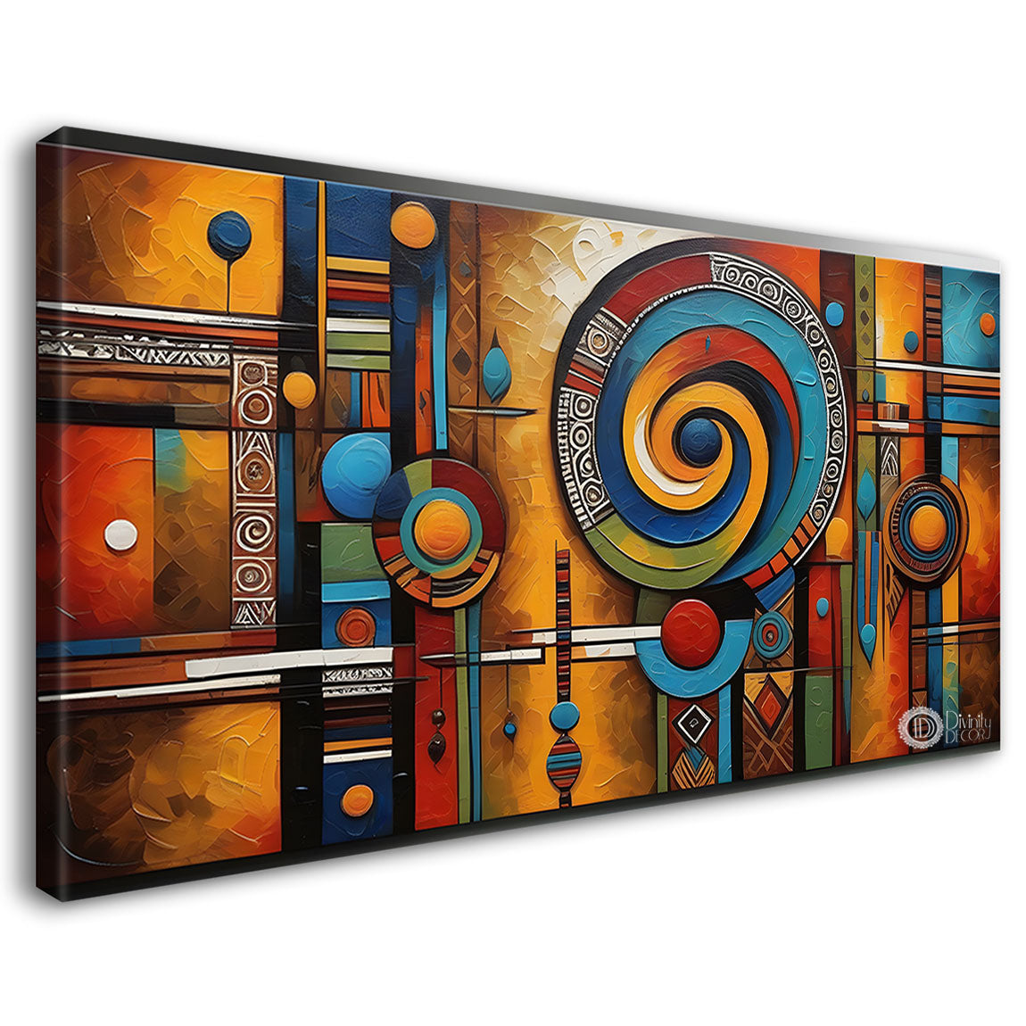 Modern art with beautiful patterns Canvas Painting - Design - Modern-L-209