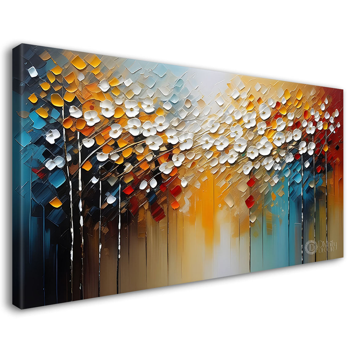 Colorful textured painting art Canvas Painting - Nature Art -211