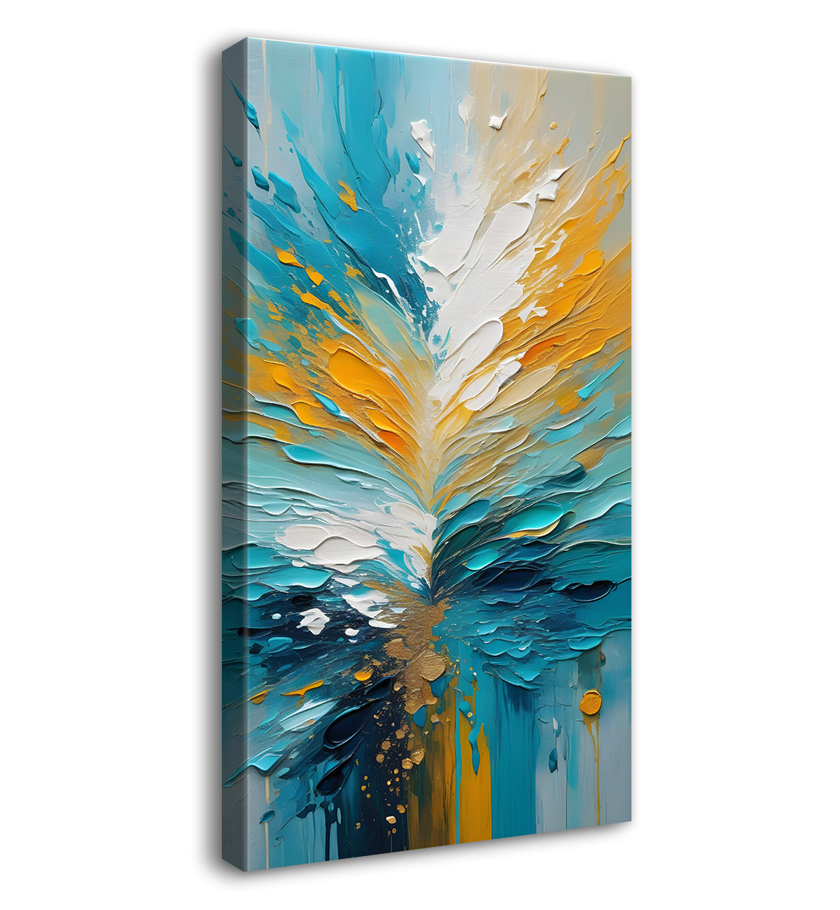 Colourful textured natural art Canvas Painting - Nature Art -V-21