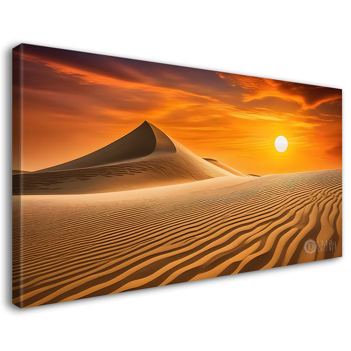 Mountains with land textured painting Canvas Painting - Nature Art -220