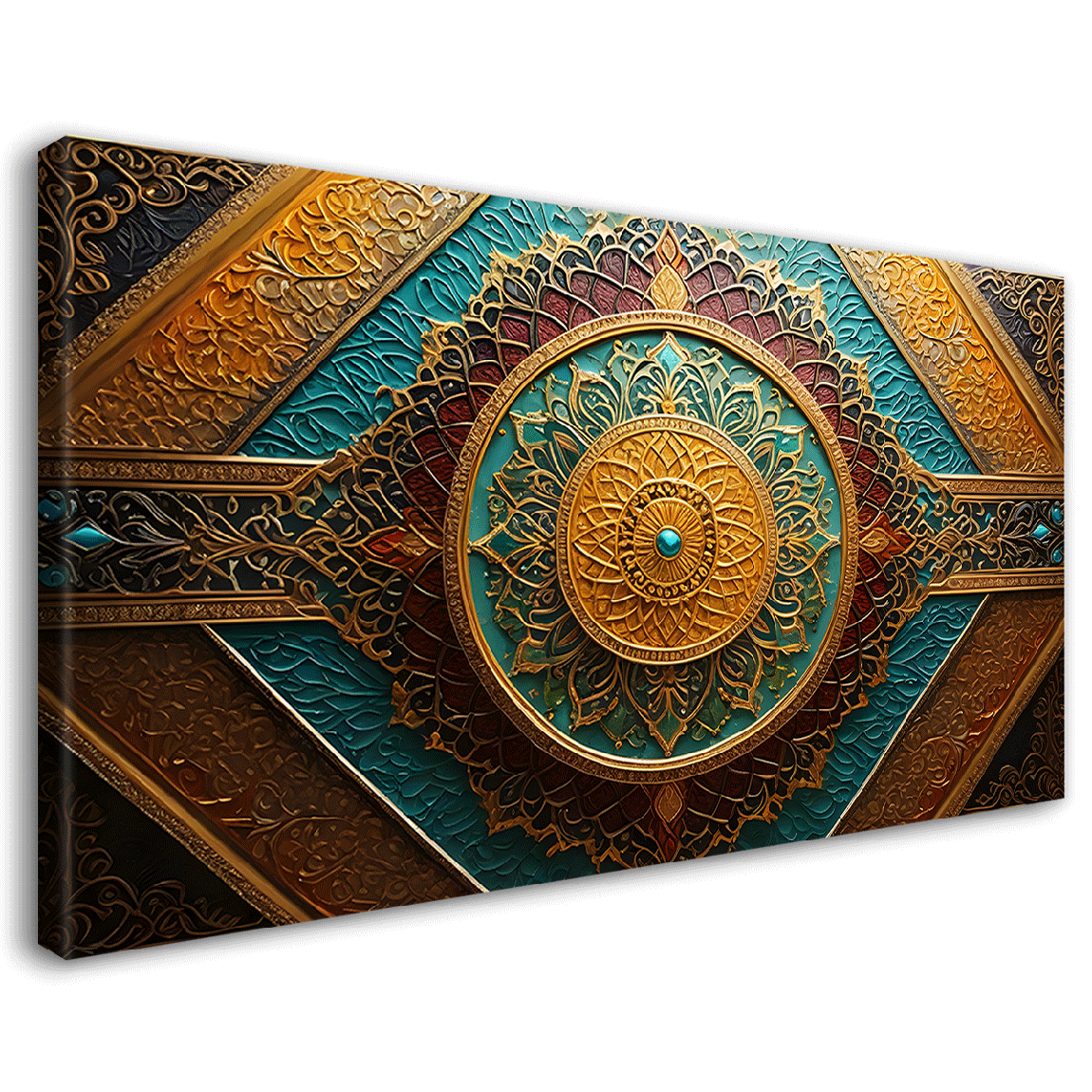 Islamic textured modern art Canvas Painting - Islamic paintings - 23