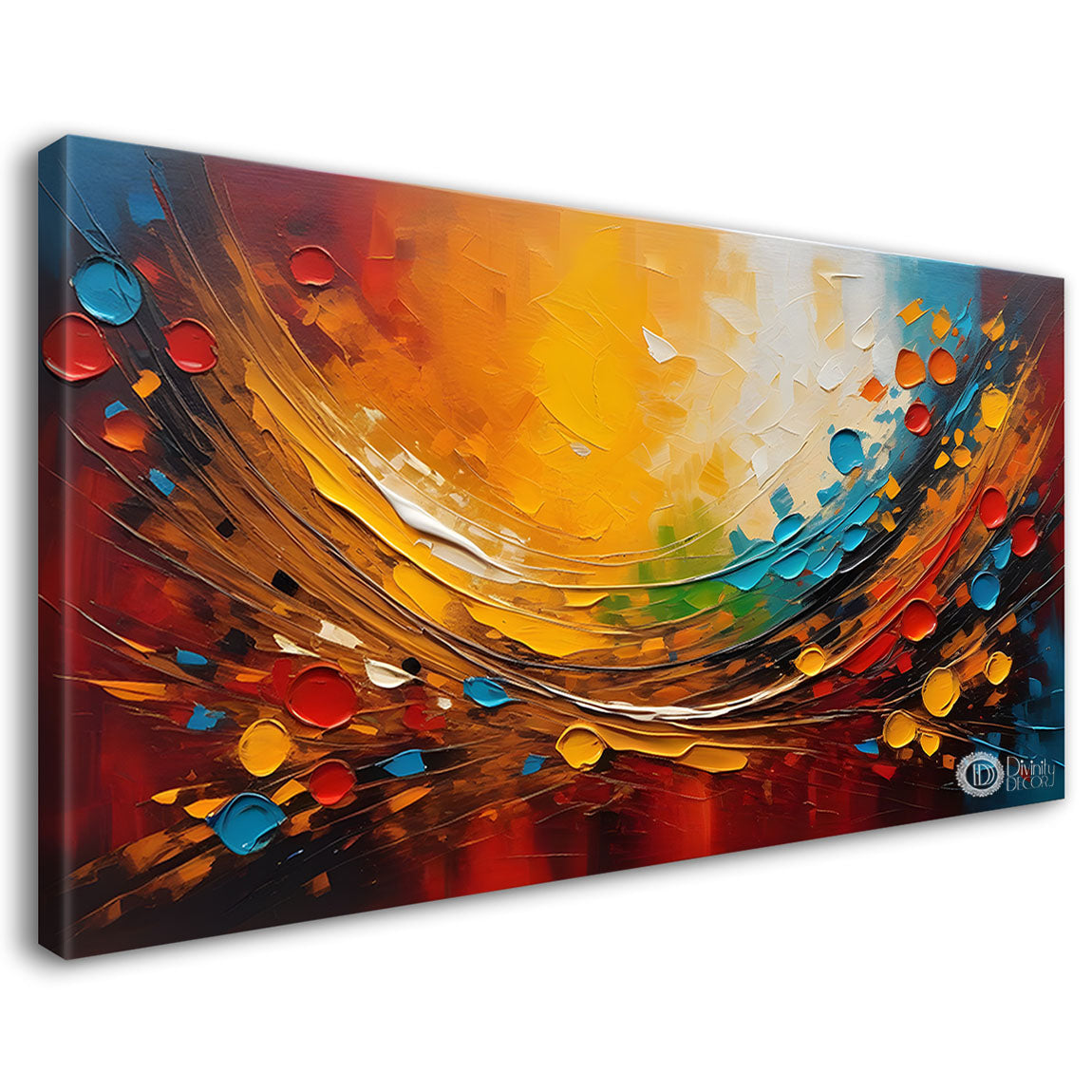 Colorful modern art Canvas Painting - Design - Modern-L-238