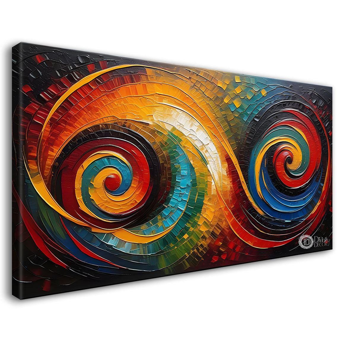 Colorful Textured Modern art Canvas Painting - Design - Modern-L-26