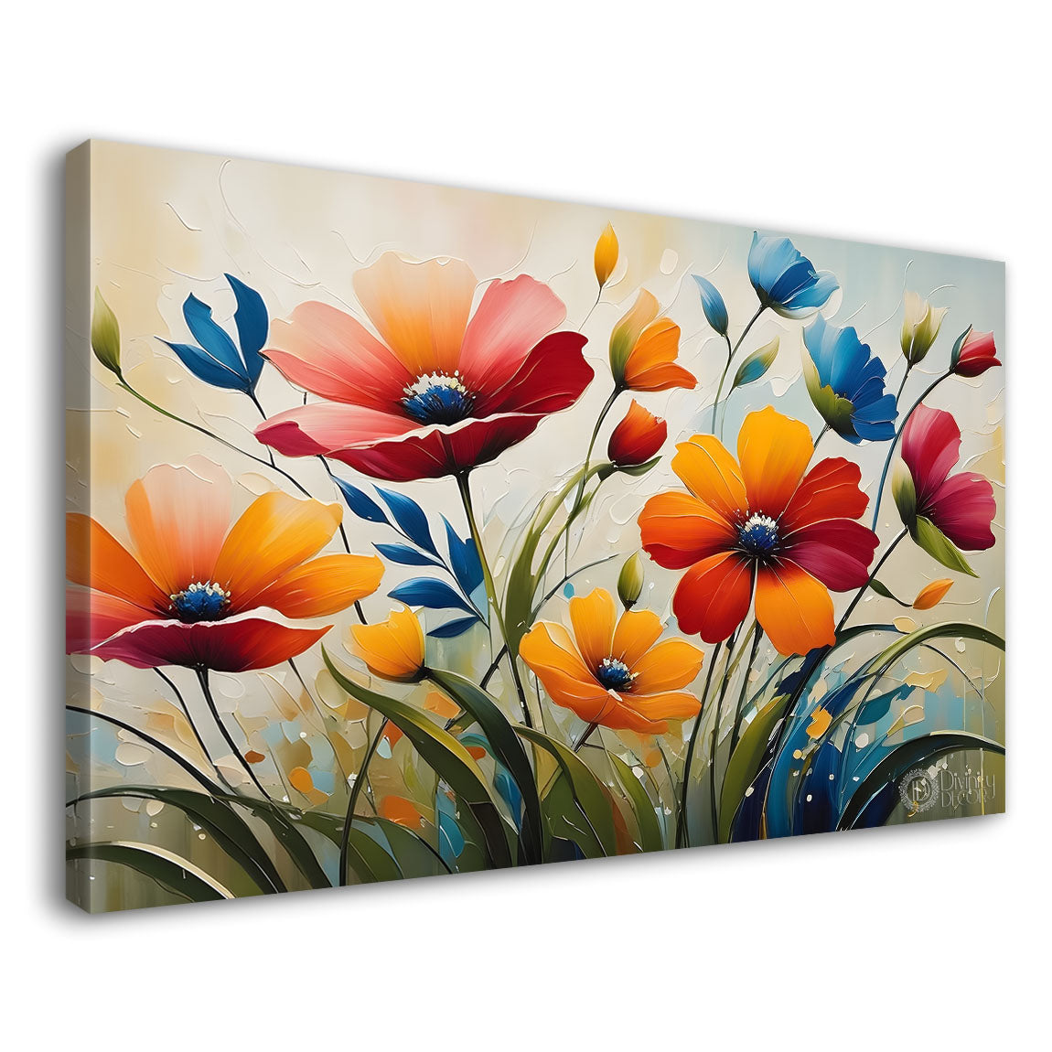 Orange flowers in light background- Flower-271