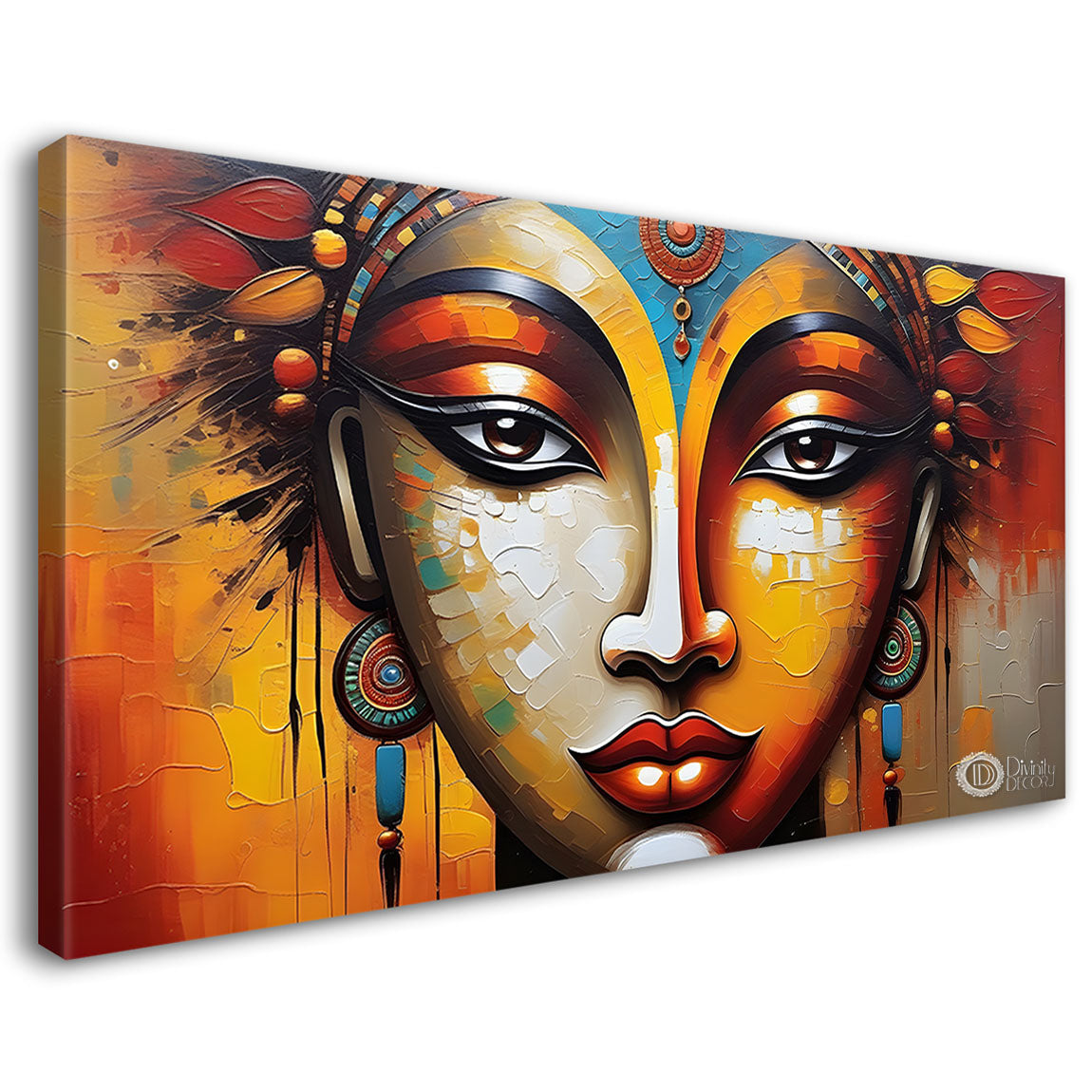 Face structure in modern art Canvas Painting - Design - Modern-L-271