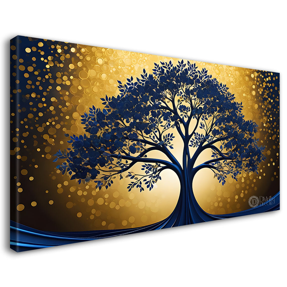 Dark textured tree modern art- Design - Tree-294