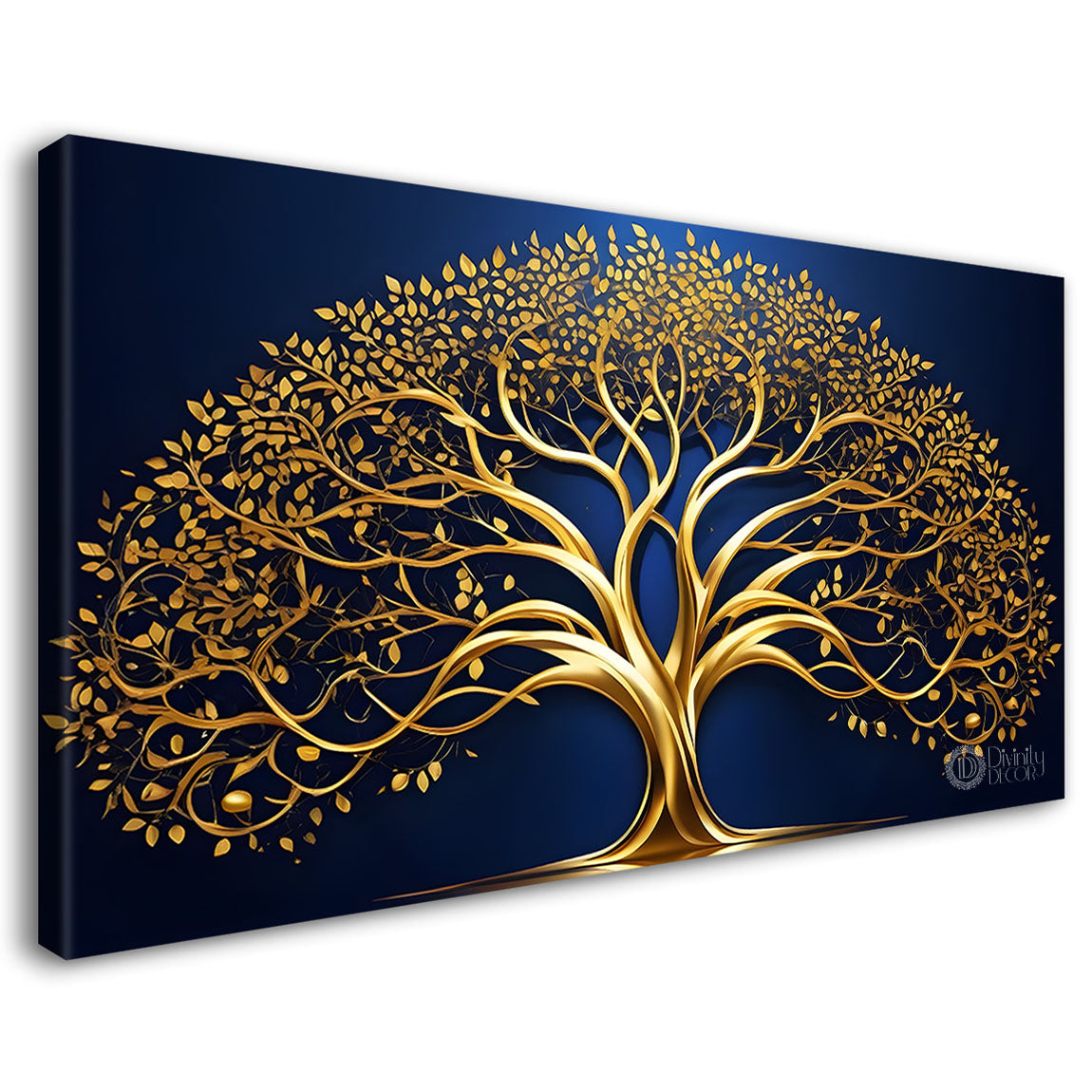 Dark textured tree modern art- Design - Tree-295