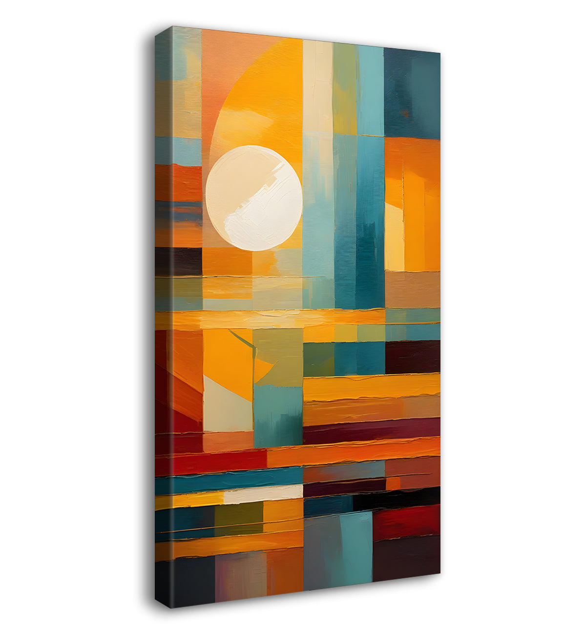 Colourful texutred modern art painting Canvas Painting - Design - Modern-V-32