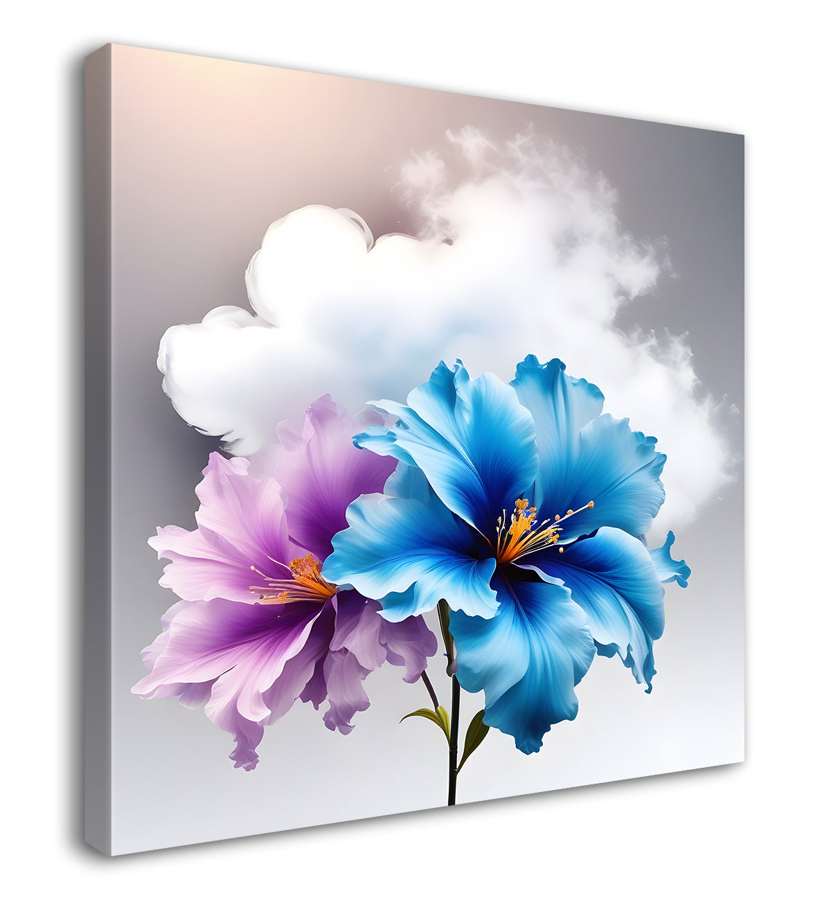 Colourful flowers in water colour painting  - Flower-S-330