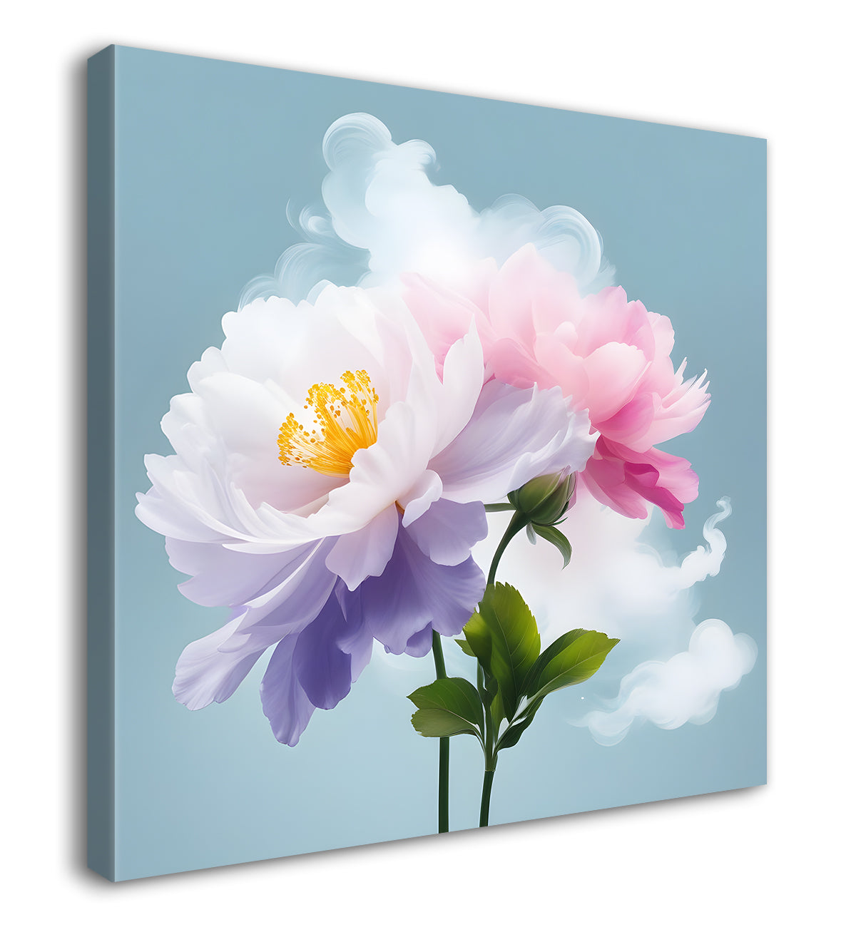 Colourful flowers in water colour painting  - Flower-S-333