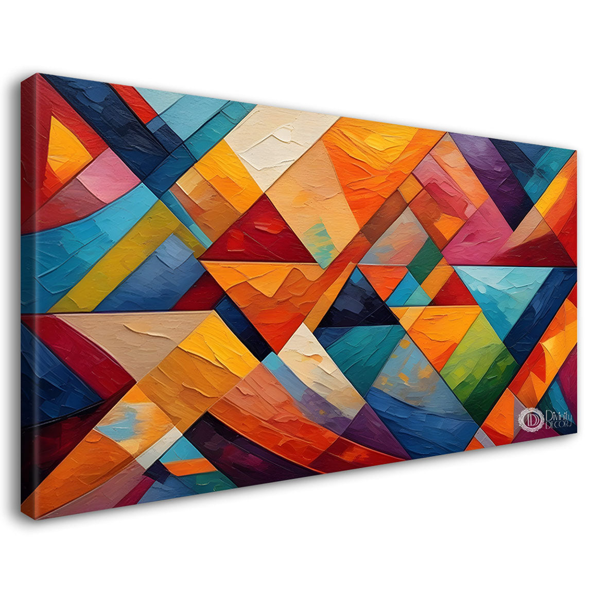 Gematrical pattern modern art Canvas Painting - Design - Modern-L-346