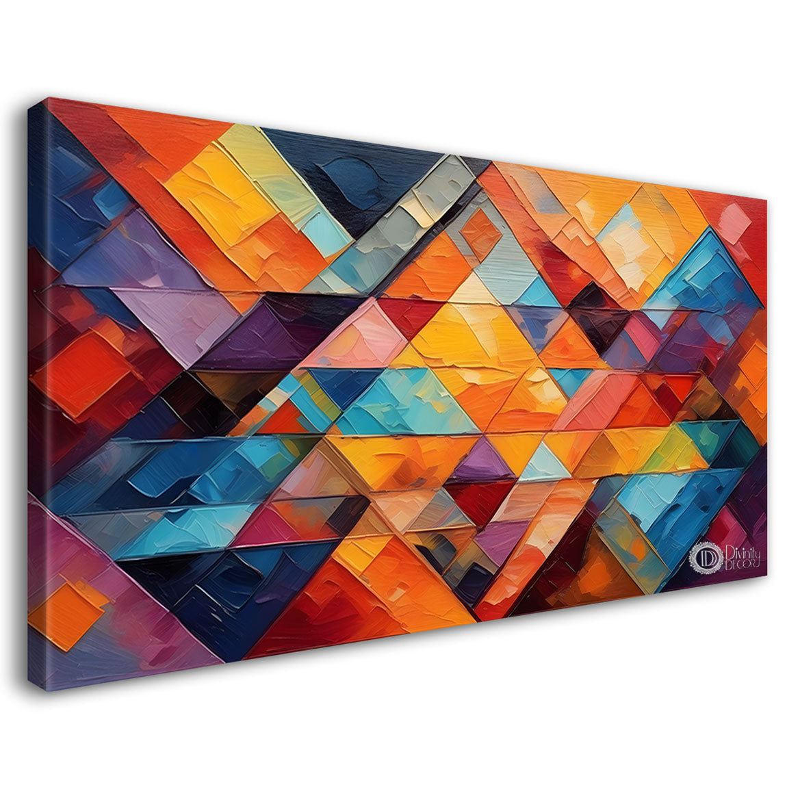 Gematrical pattern modern art Canvas Painting - Design - Modern-L-347