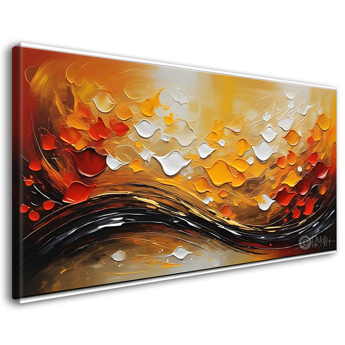 Colorful textured painting art Canvas Painting - Nature Art -358