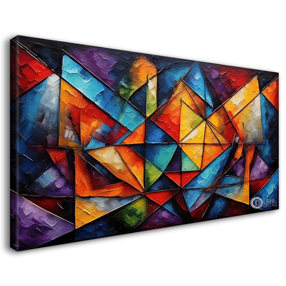 Gematrical pattern modern art Canvas Painting - Design - Modern-L-359