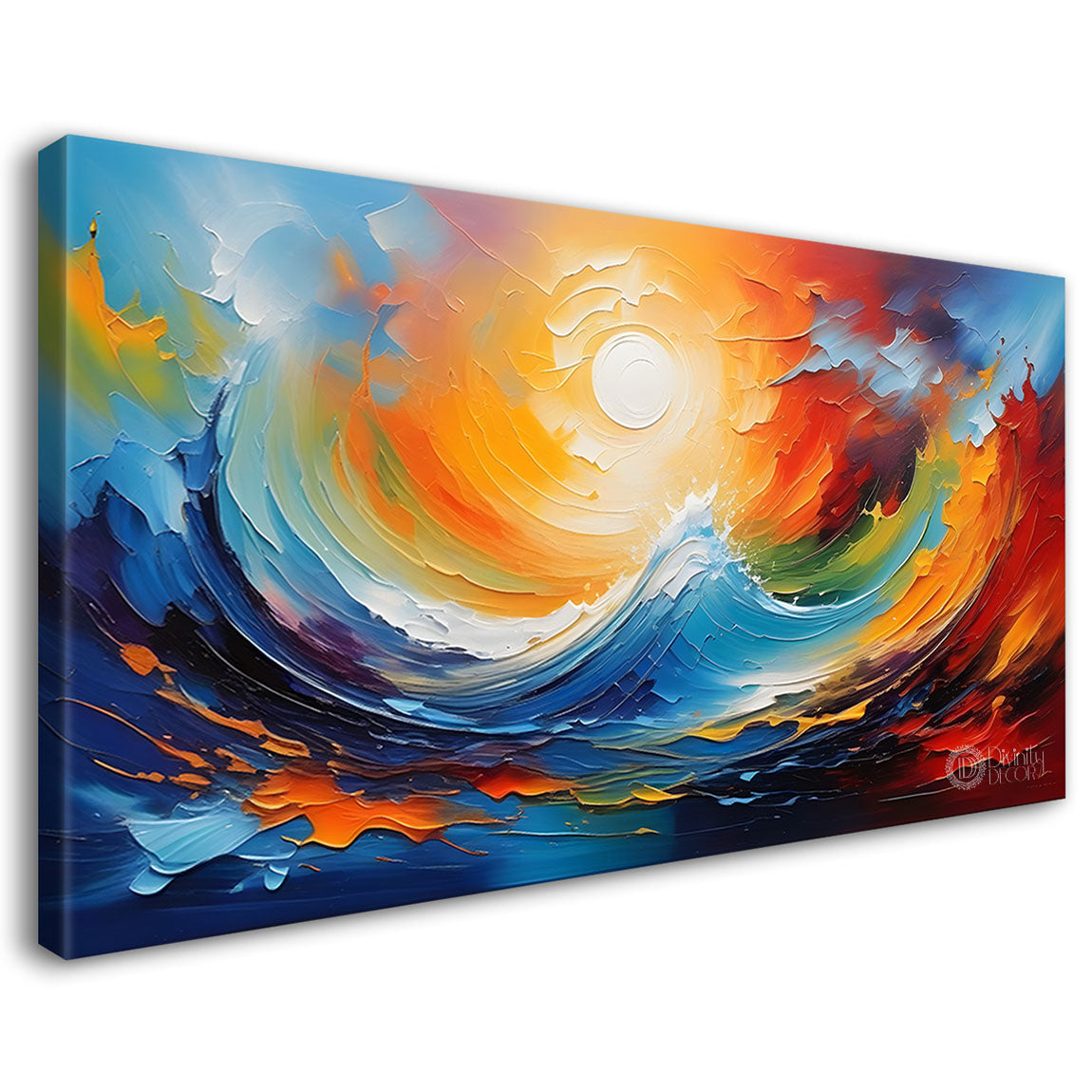 Mountains with sunrise painting Canvas Painting - Nature Art -369